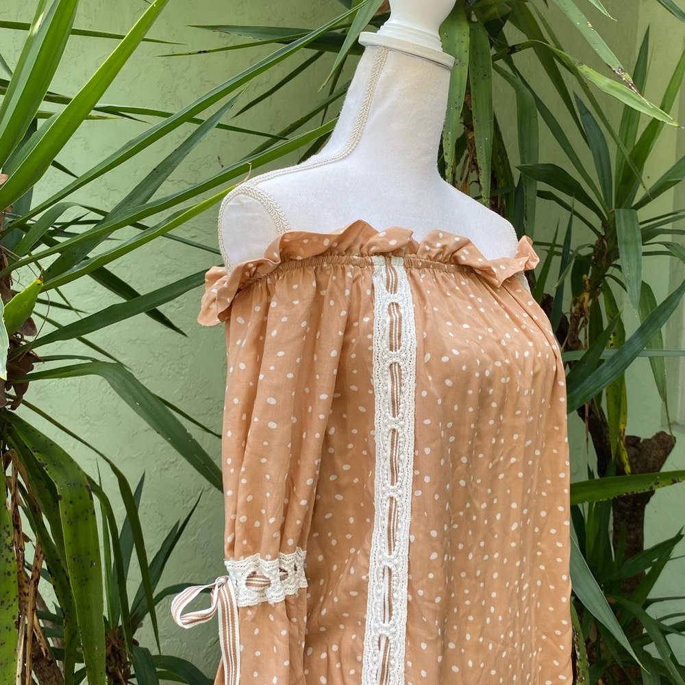 Surf Gypsy Boho Iff Shoulder Dress